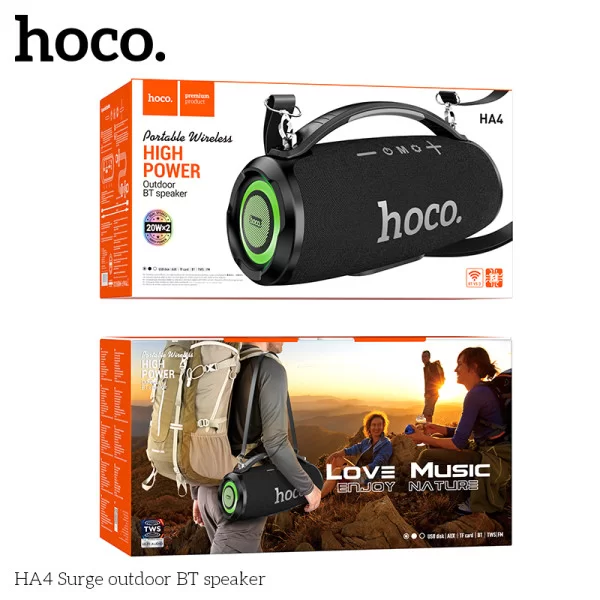 Boxa portabila Hoco HA4 SURGE (40W) [Black]